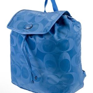 Coach Blue Backpack